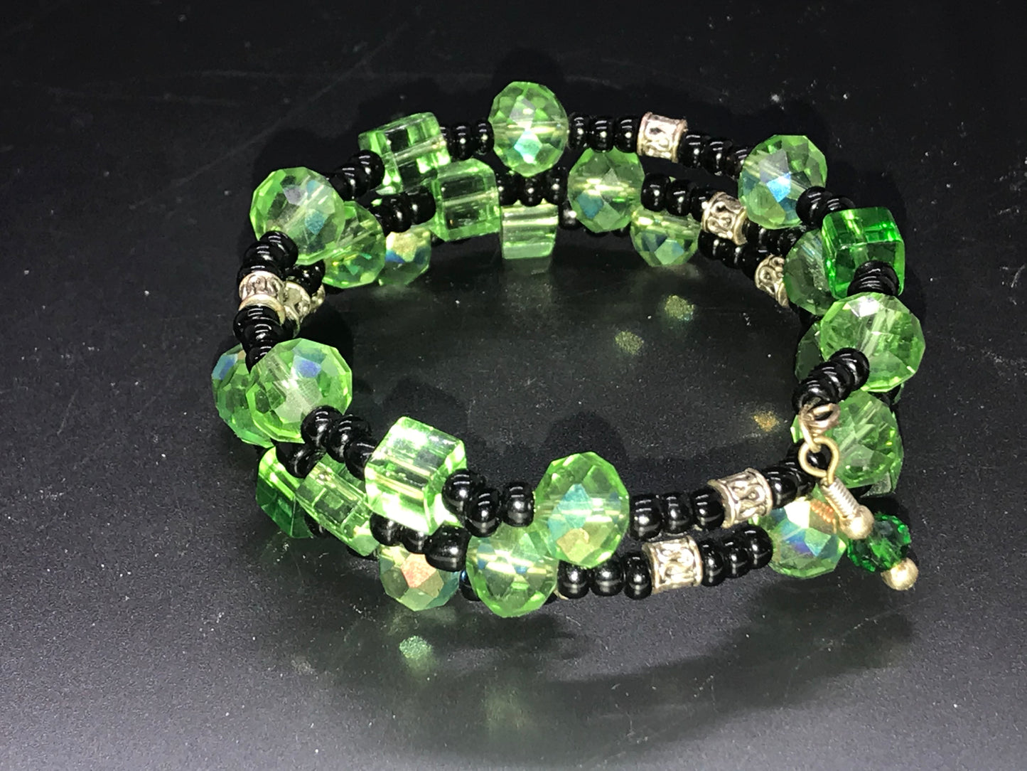 BKC - Green Triple Loop Bracelets