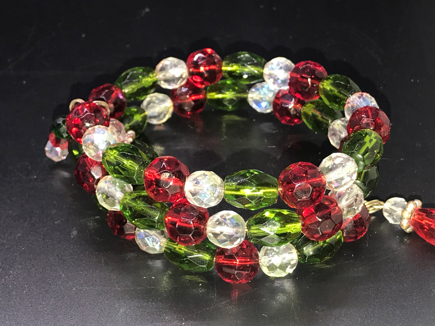 BKC - Christmas Themed Triple Loop Bracelets