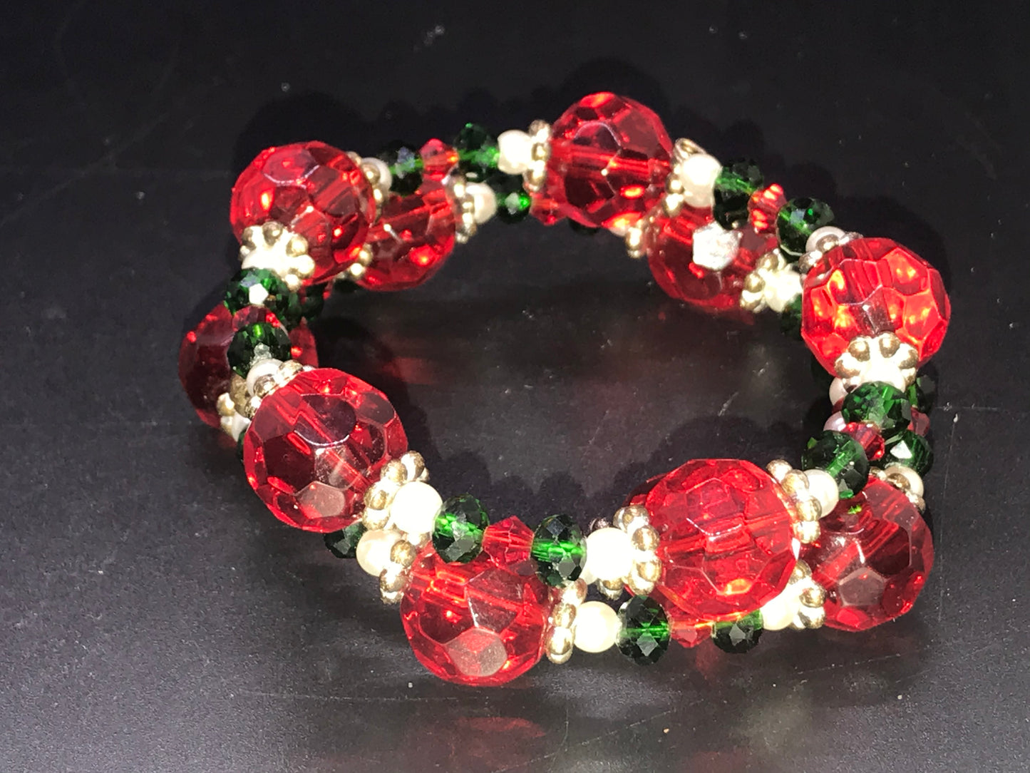 BKC - Christmas Themed Triple Loop Bracelets