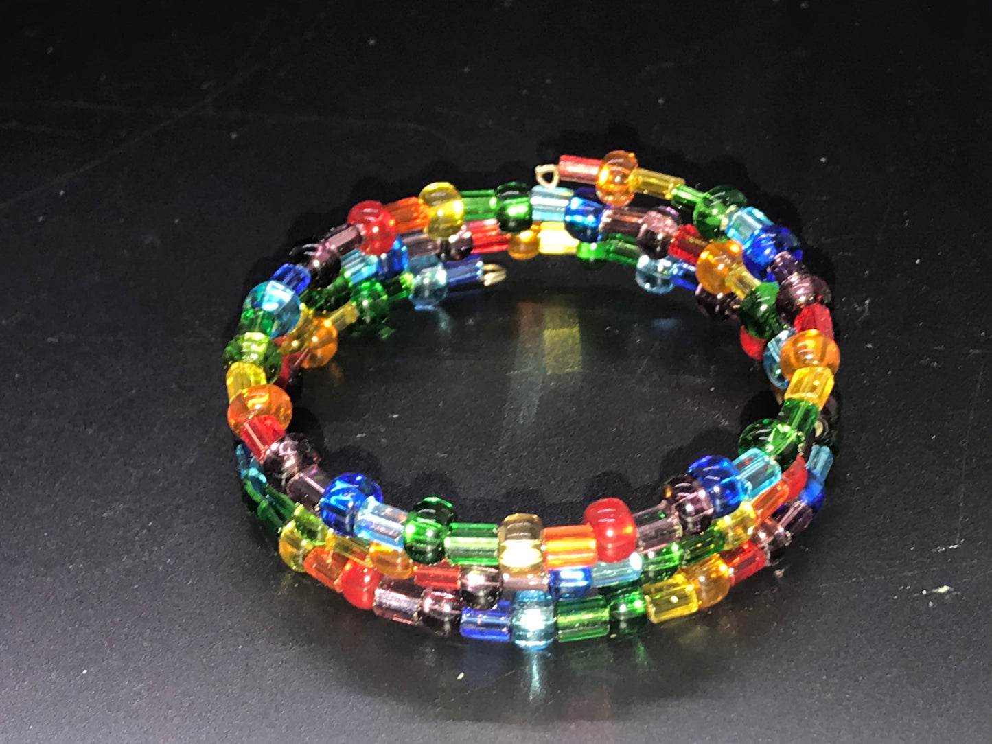 BKC -  Triple Loop Rainbow Bracelets