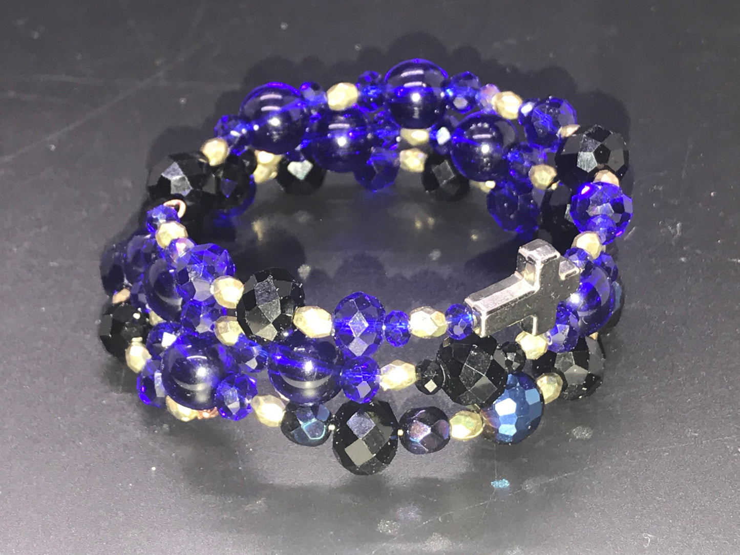 BKC - Blue Triple Loop Bracelets