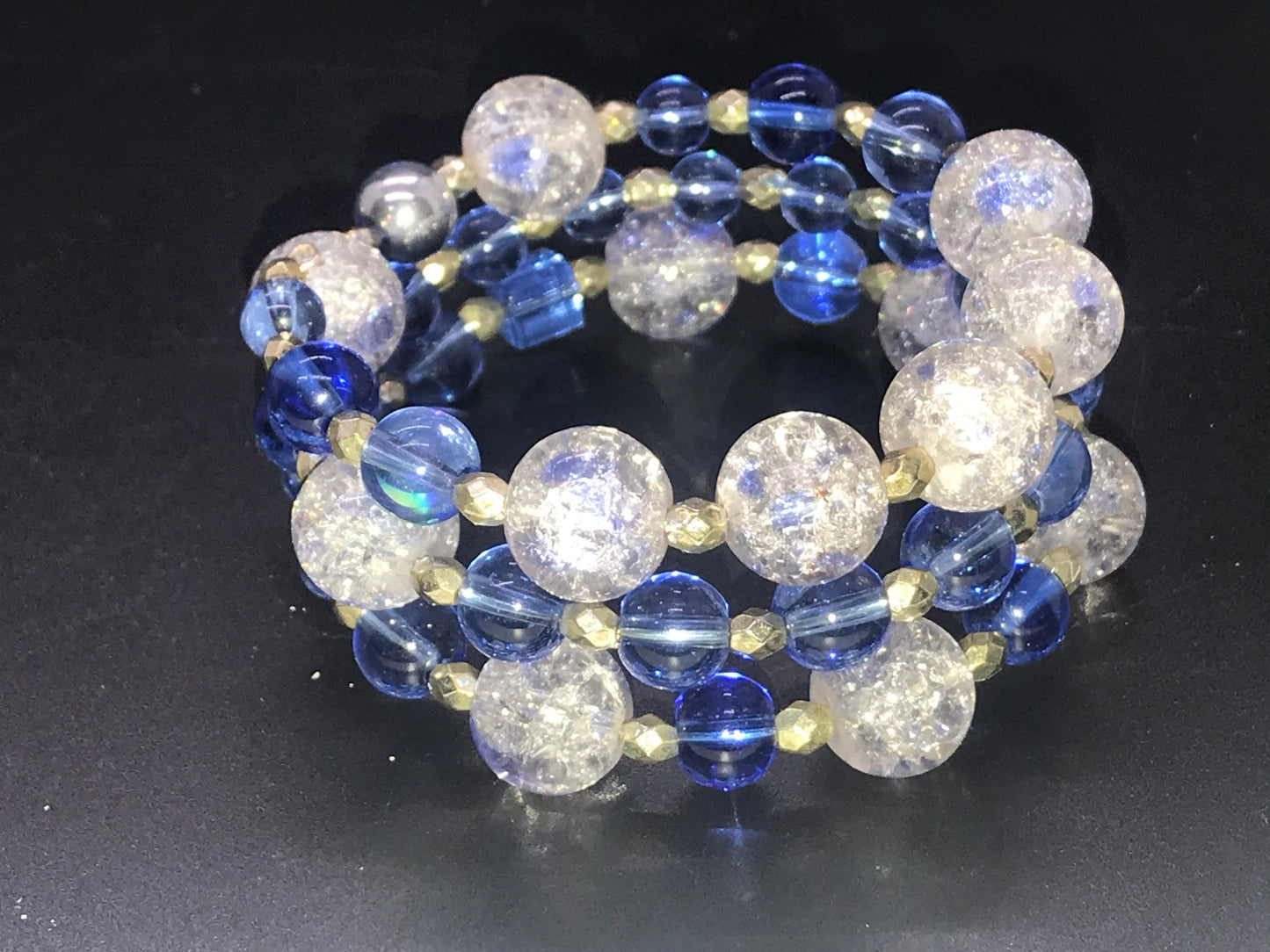 BKC - Blue Triple Loop Bracelets