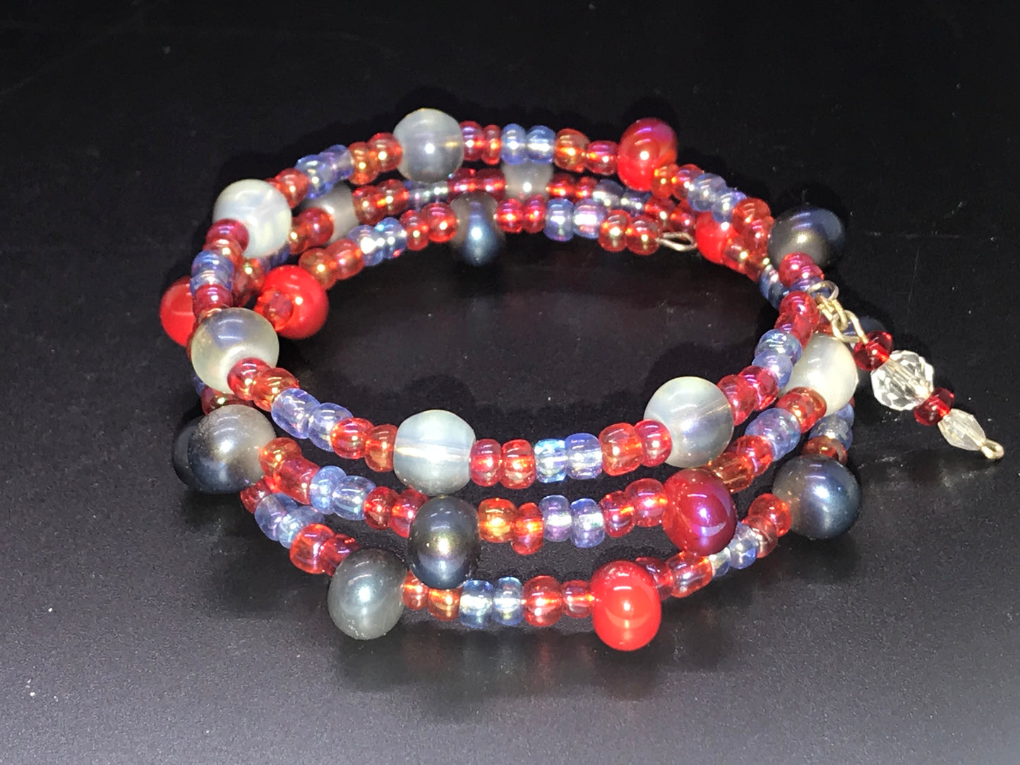 BKC - RED Triple Loop Bracelets