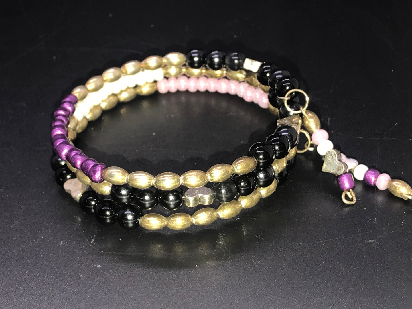 BKC - Purple Triple Loop Bracelets