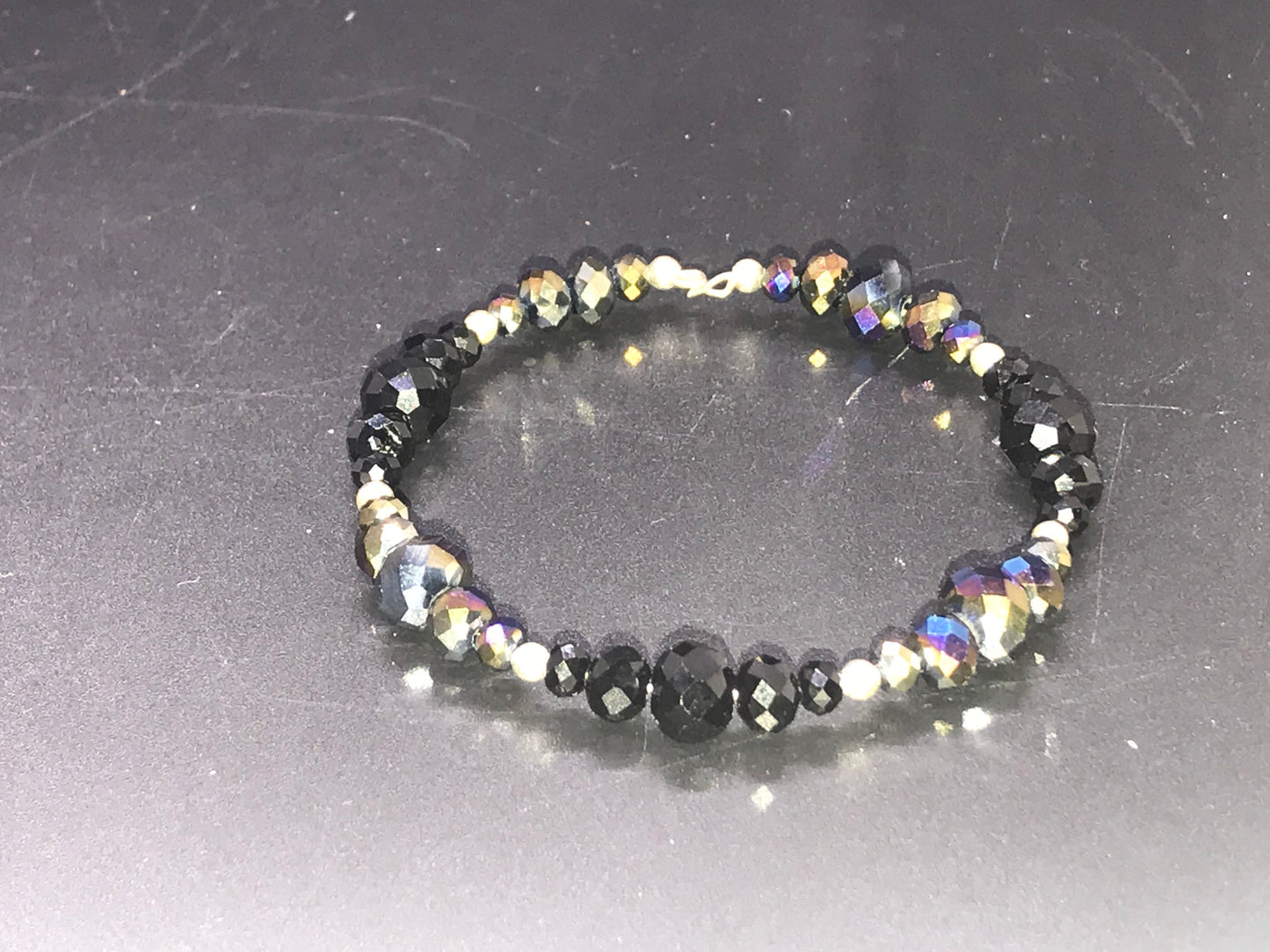 BKC = White & Black Bracelets