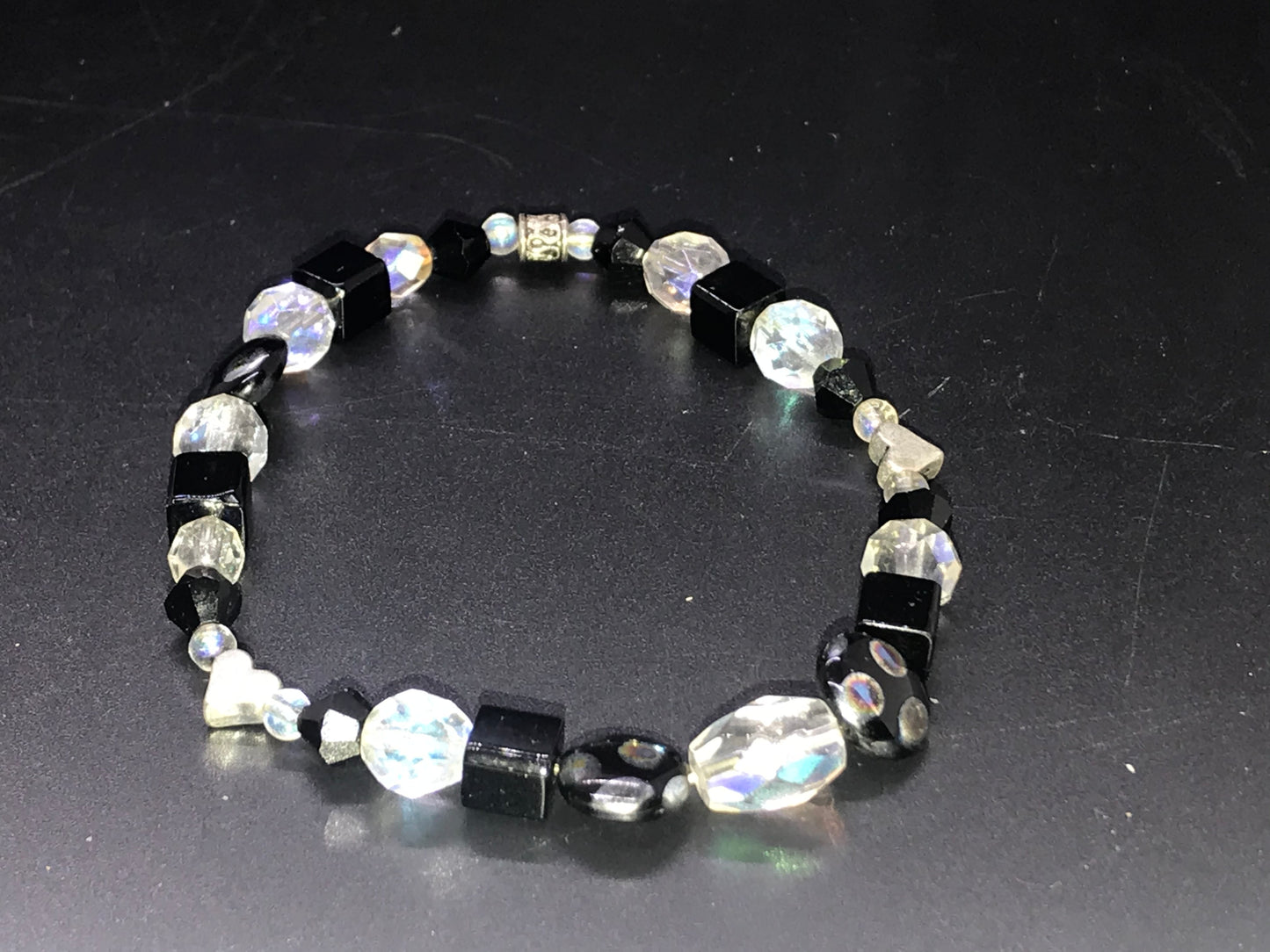 BKC = White & Black Bracelets