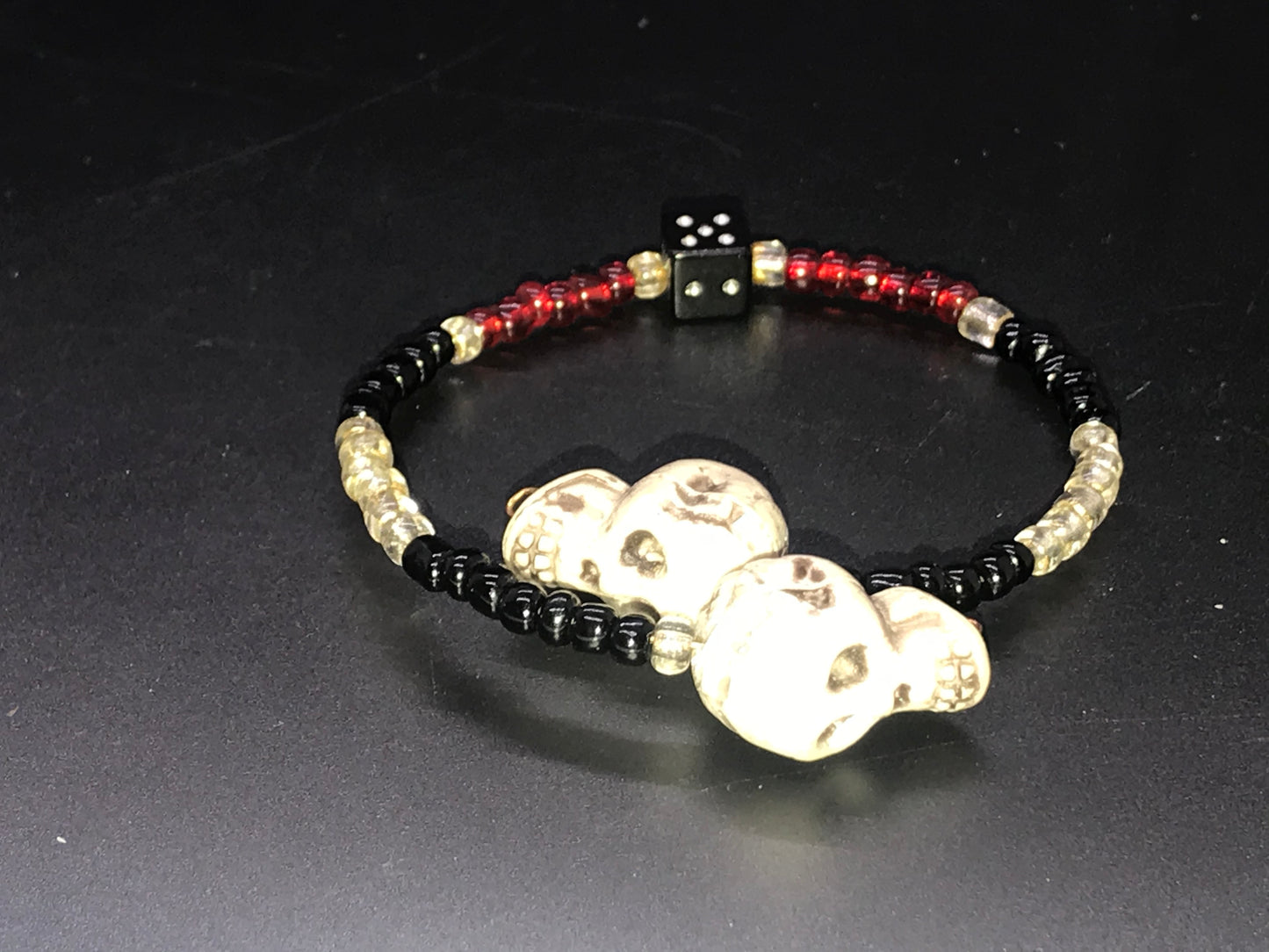 BKC = White & Black Bracelets