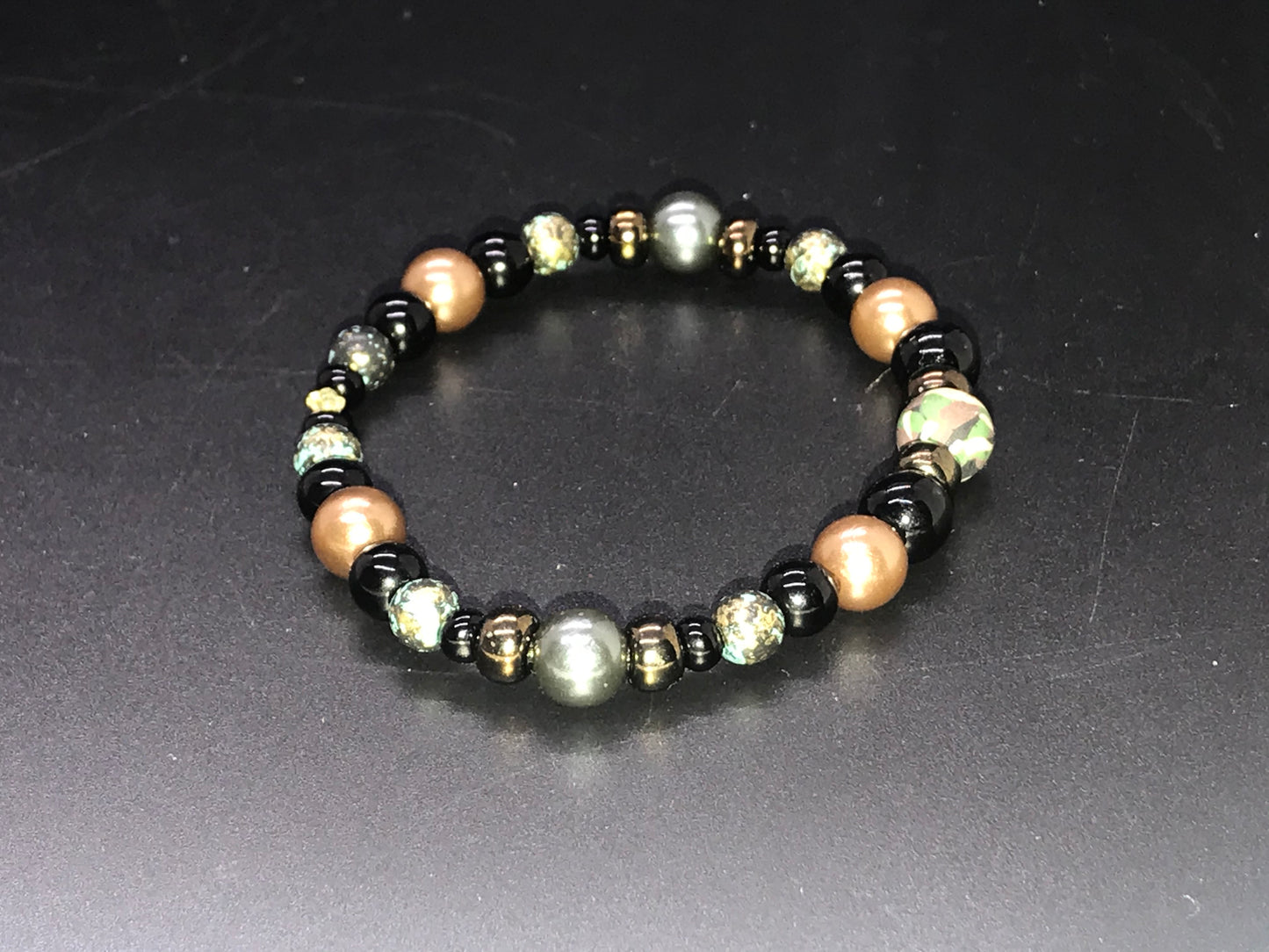 BKC = White & Black Bracelets