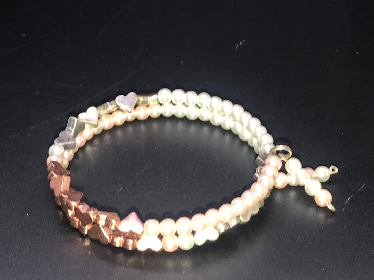 BKC - Pink Double Loop Bracelets