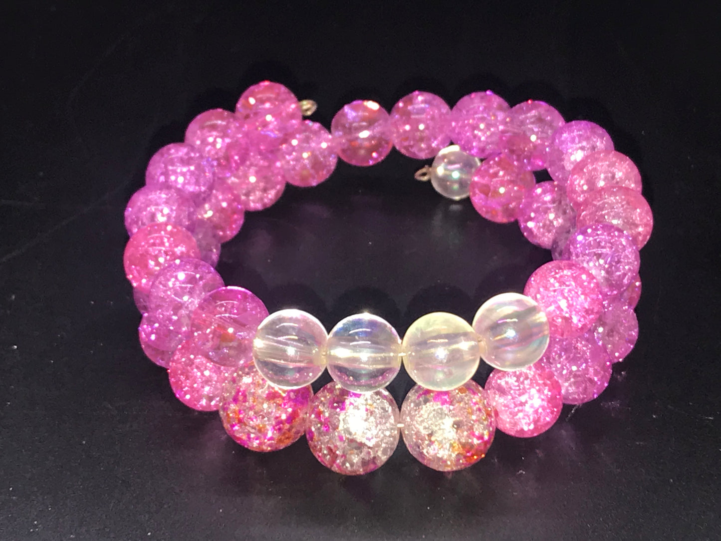 BKC - Pink Double Loop Bracelets