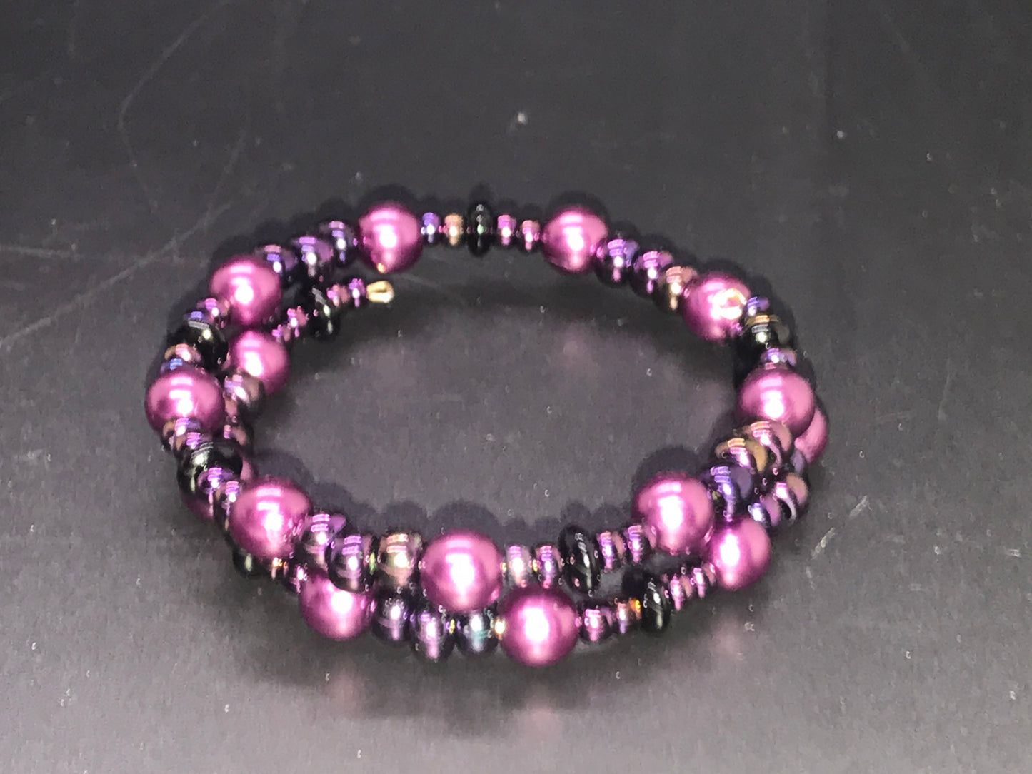 BKC - Purple Double Loop Bracelets