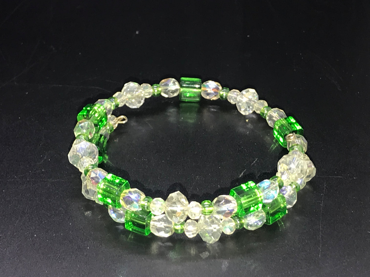 BKC - Green Double Loop Bracelets