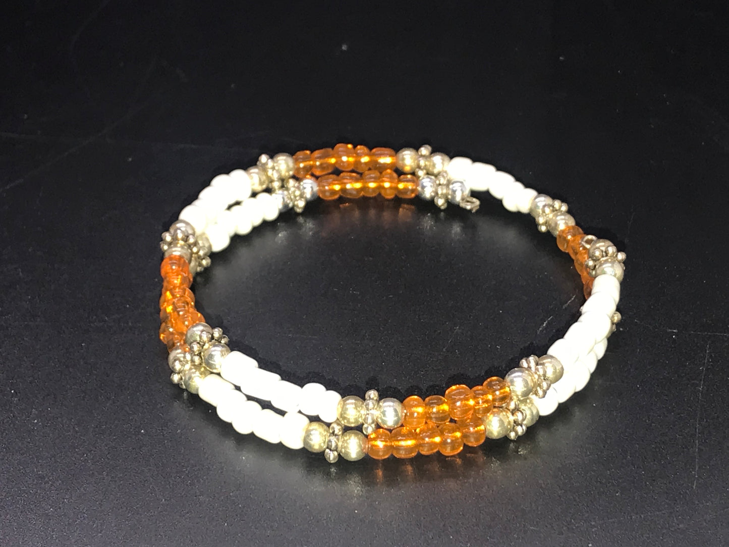 BKC - Orange Or Yellow Double Loop Bracelets