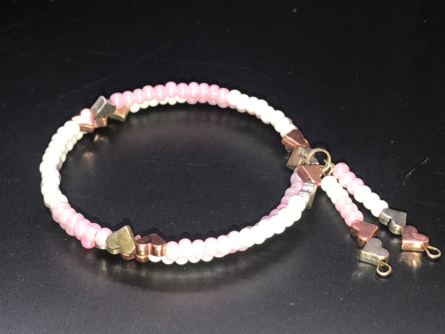 BKC - Pink Double Loop Bracelets