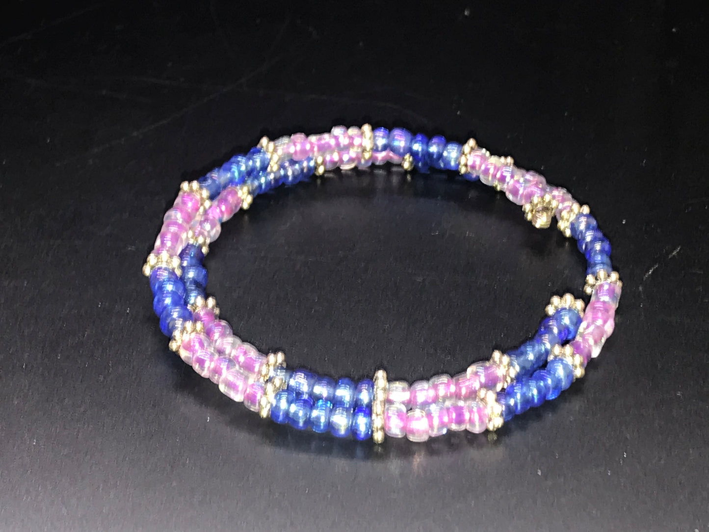 BKC - Purple Double Loop Bracelets