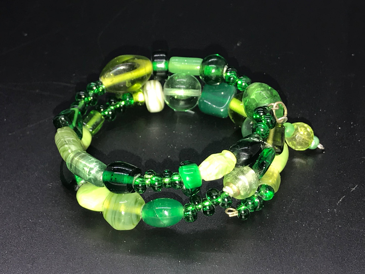 BKC - Green Double Loop Bracelets