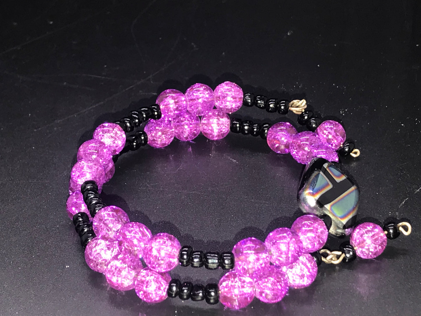 BKC - Purple Double Loop Bracelets
