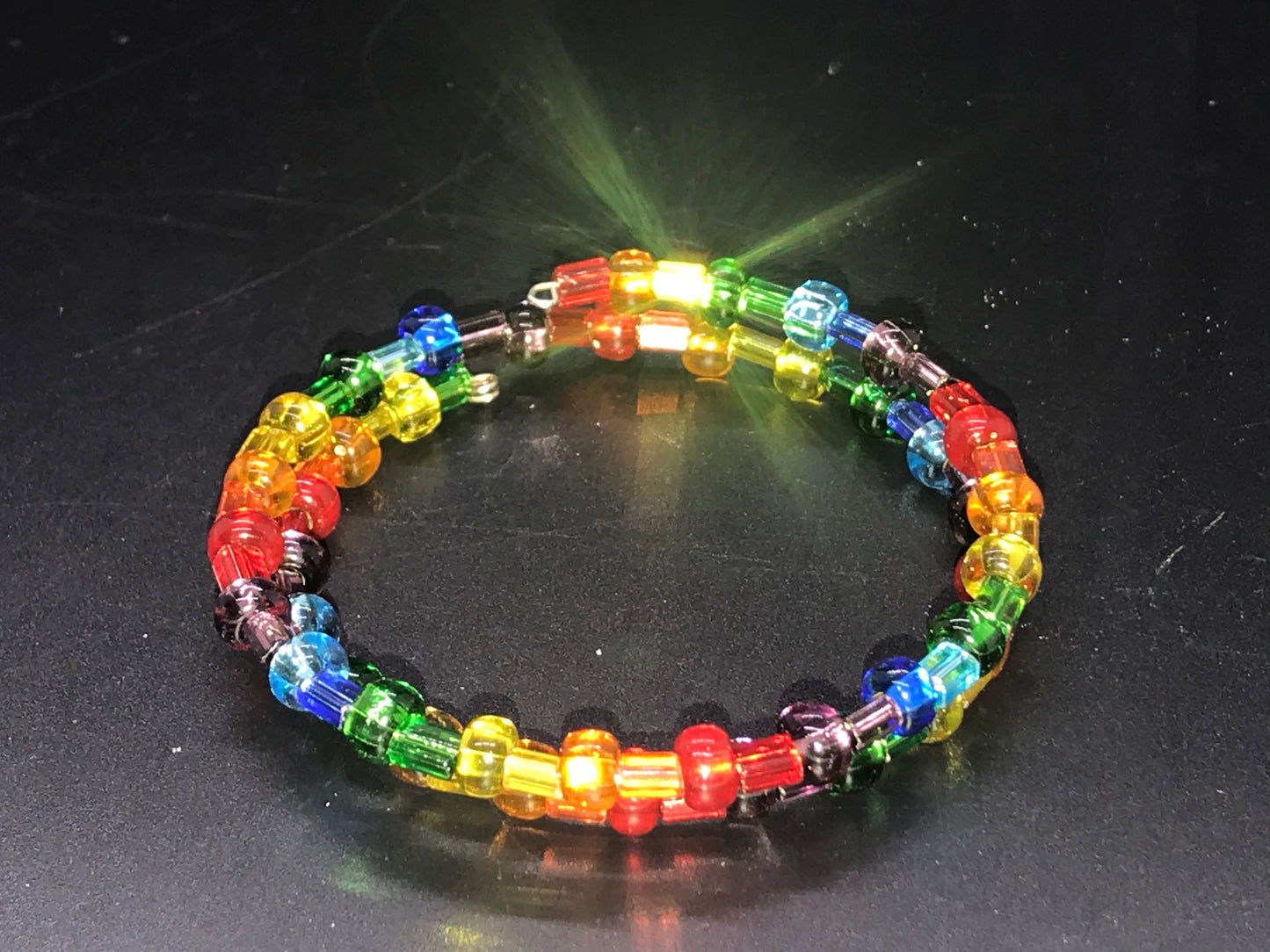 BKC - Rainbow Double Loop Bracelets