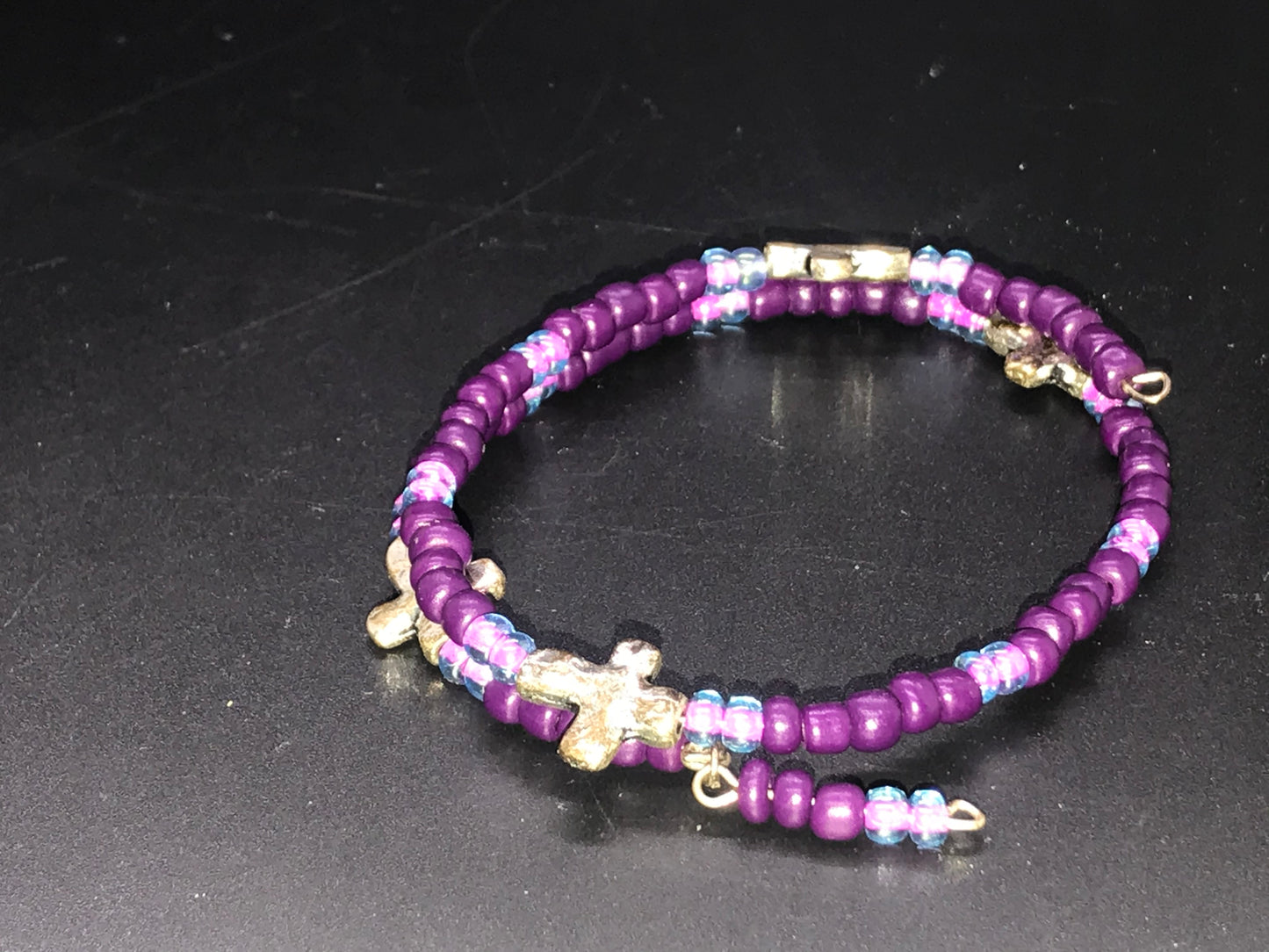 BKC - Purple Double Loop Bracelets