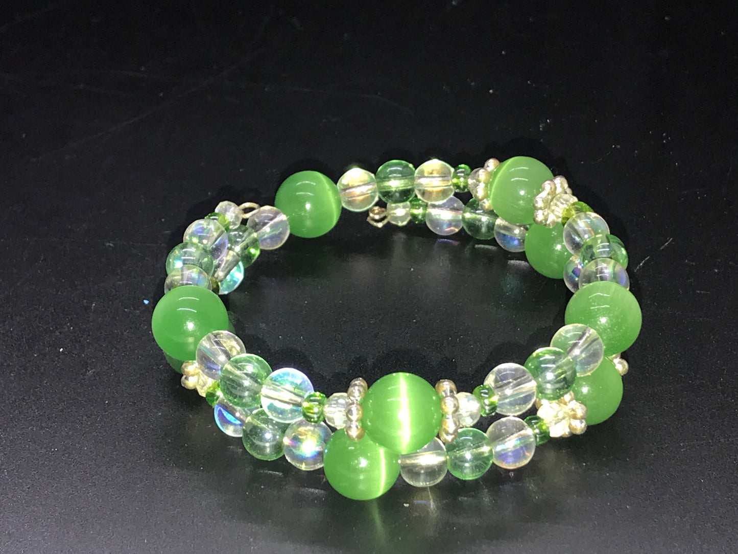 BKC - Green Double Loop Bracelets