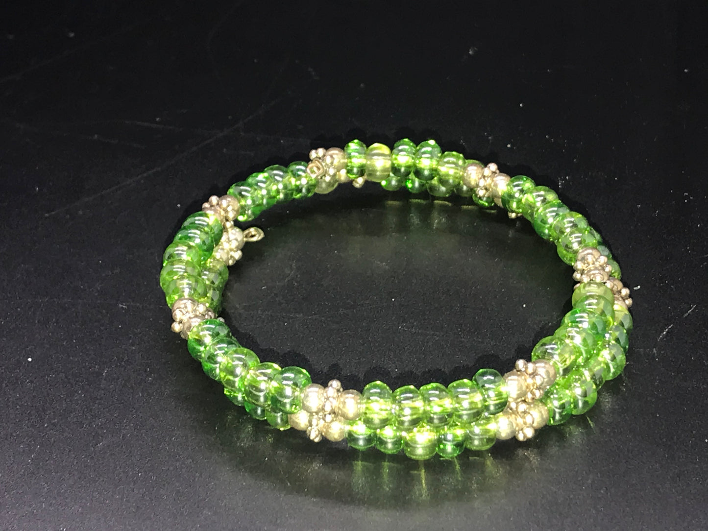 BKC - Green Double Loop Bracelets