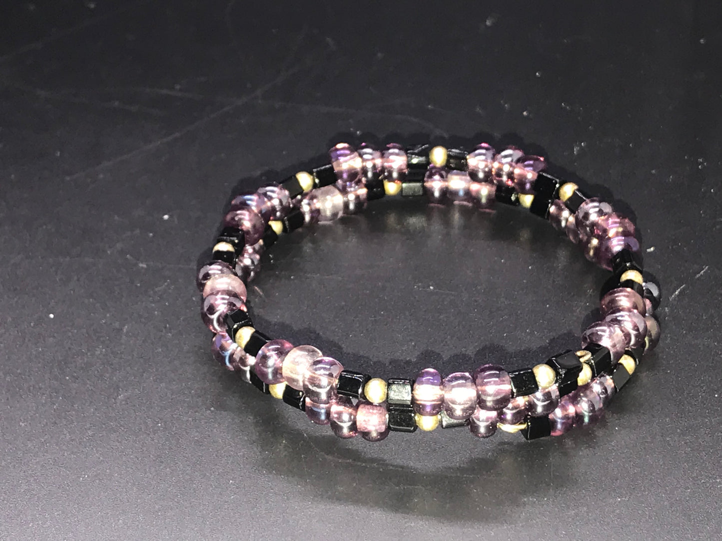 BKC - Purple Double Loop Bracelets