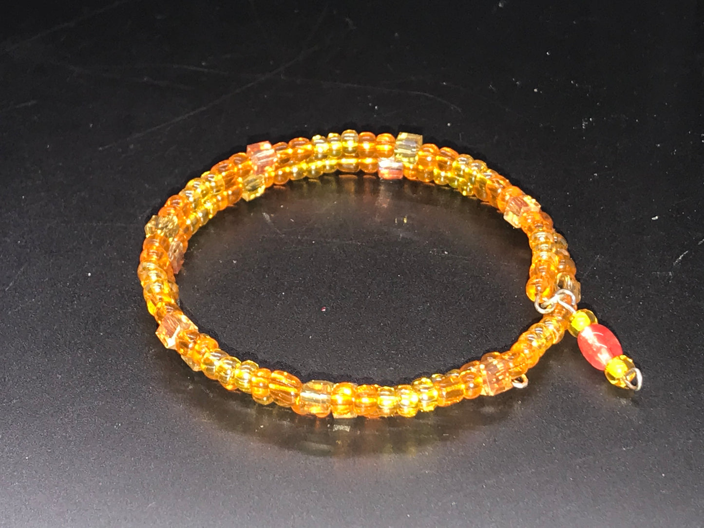 BKC - Orange Or Yellow Double Loop Bracelets