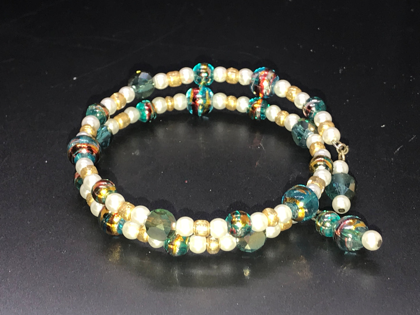 BKC - Green Double Loop Bracelets