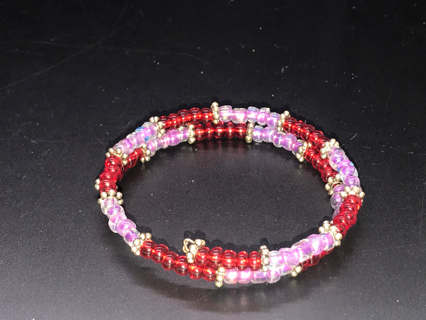 BKC - Red Double Loop Bracelets