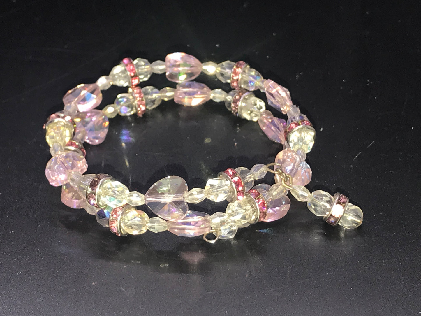 BKC - Pink Double Loop Bracelets