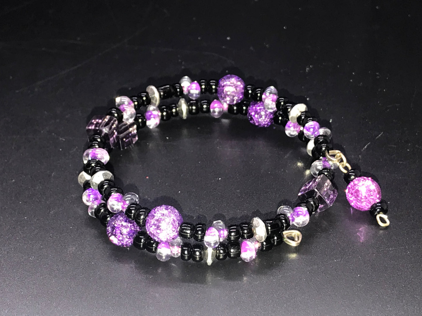 BKC - Purple Double Loop Bracelets