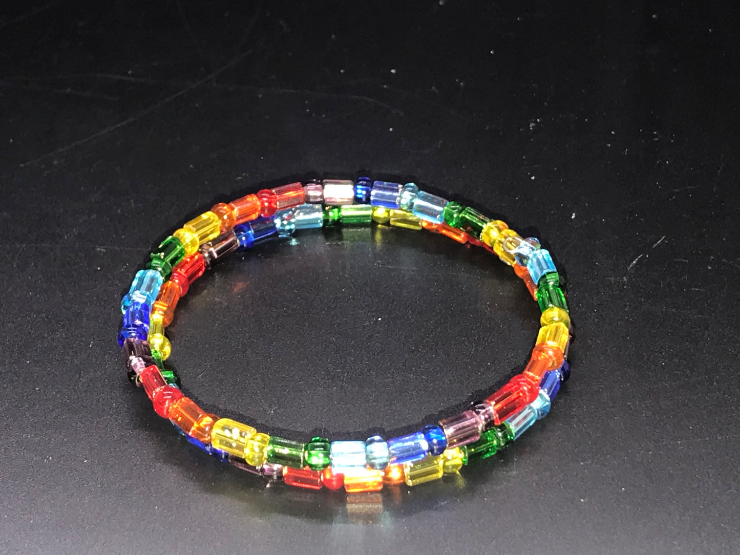 BKC - Rainbow Double Loop Bracelets