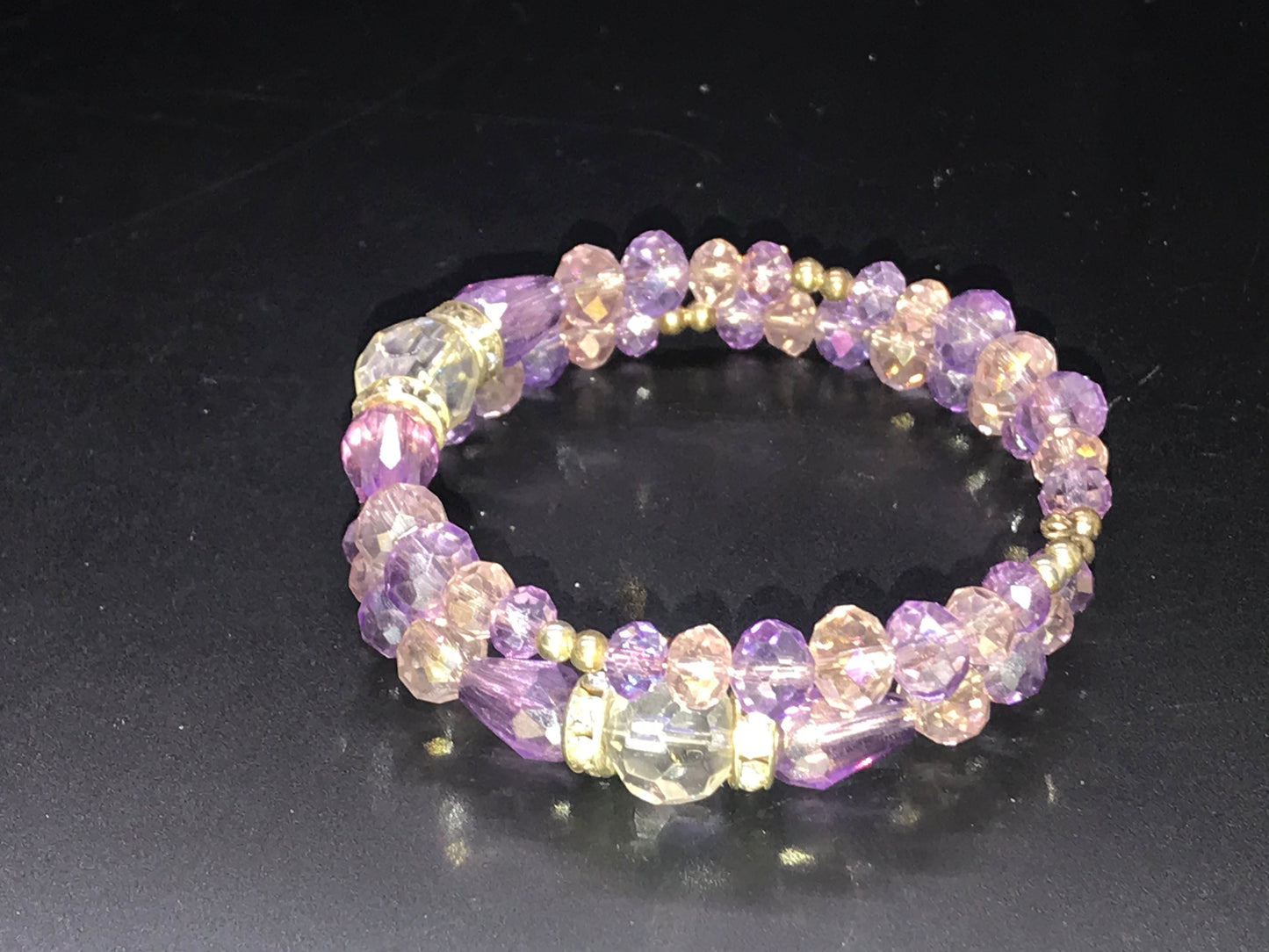 BKC - Purple Double Loop Bracelets