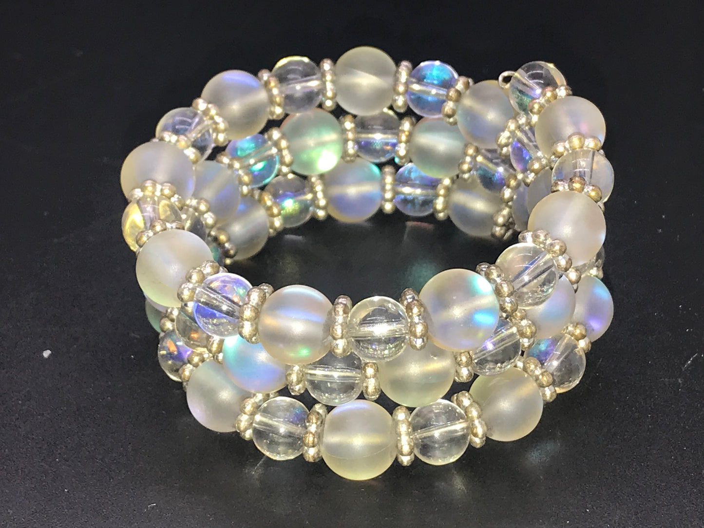 BKC - Moonstone Triple Loop Bracelets