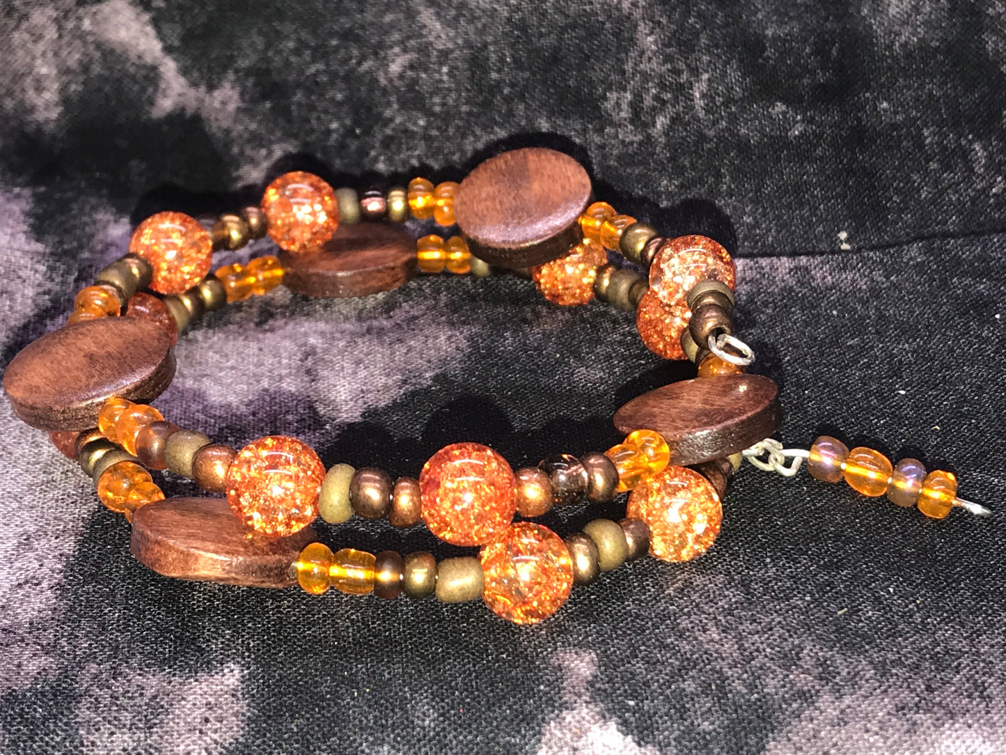 BKC - Orange Or Yellow Double Loop Bracelets