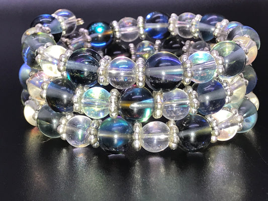 BKC - Moonstone Triple Loop Bracelets