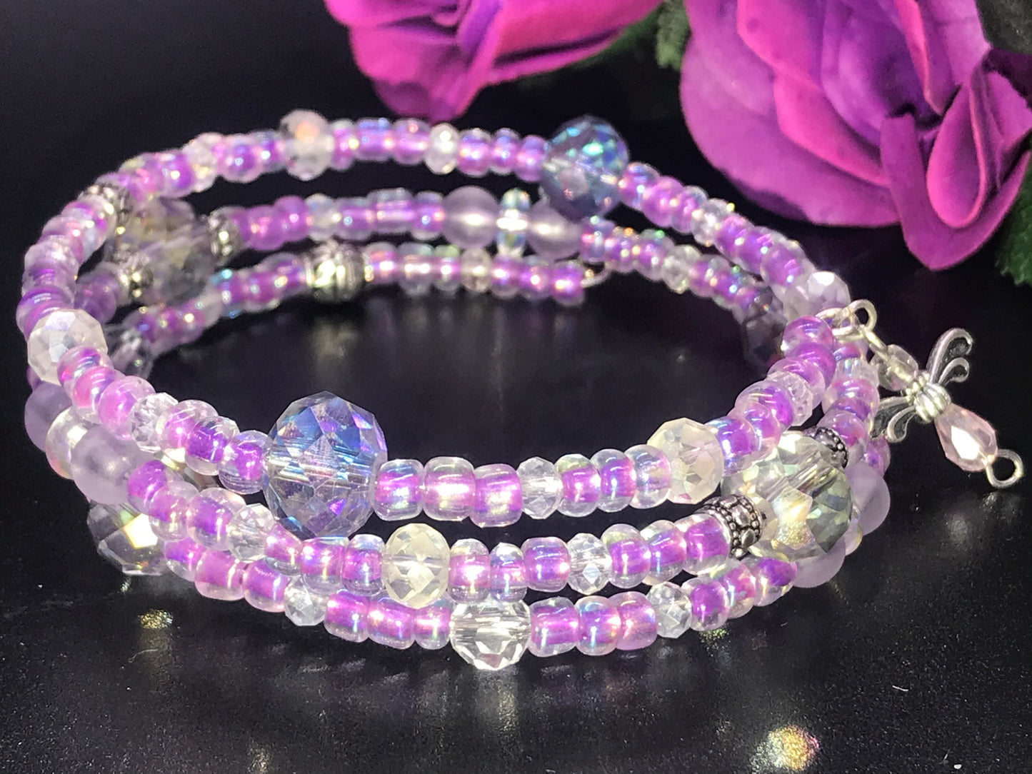 BKC - Purple Triple Loop Bracelets