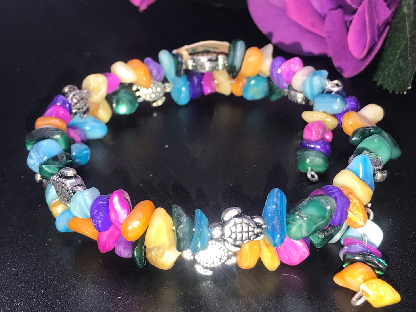 BKC - Rainbow Double Loop Bracelets