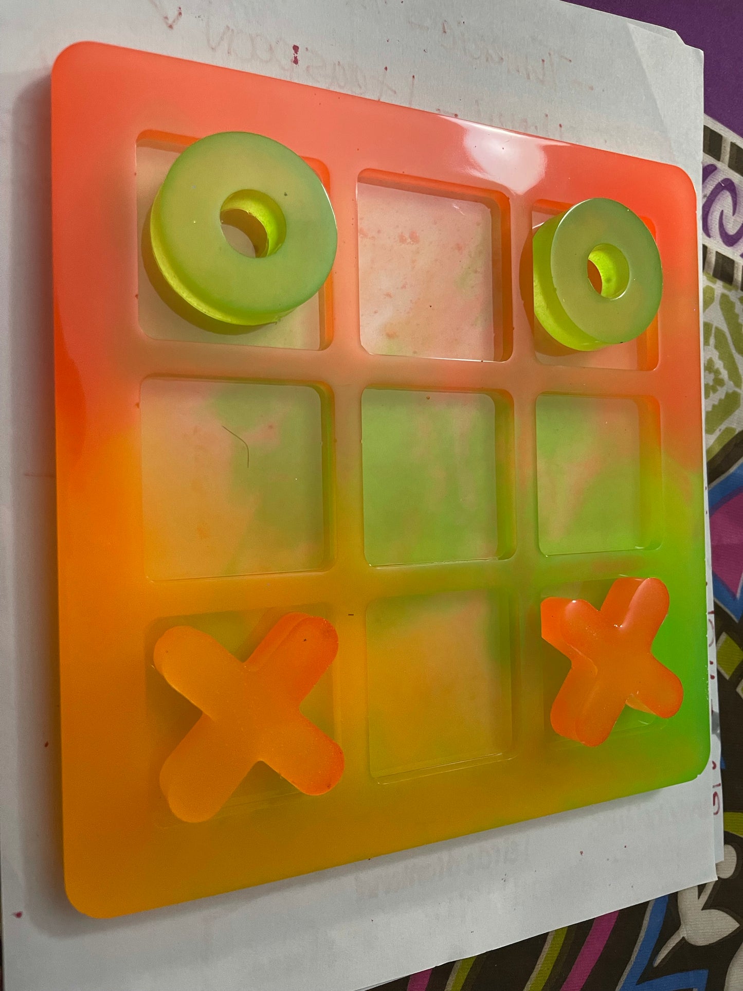 BKC - Resin Tic Tac Toe Board